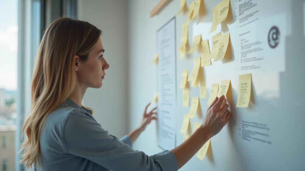 Профессиональное рабочее место с организованными документами и ноутбуком